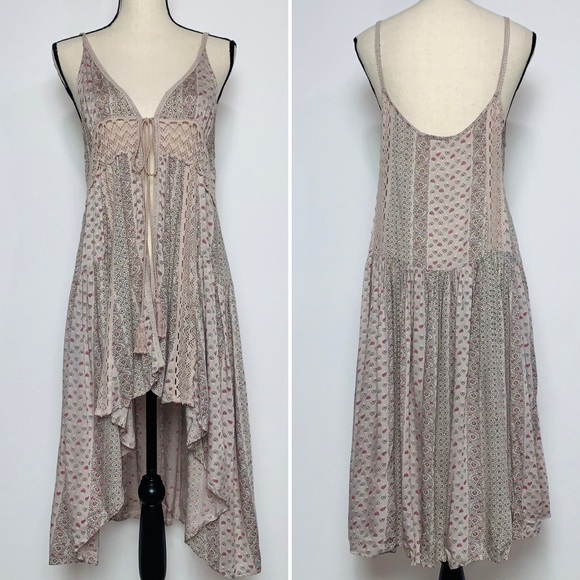 miami Tops - Miami Boho Open Front Sleeveless Kimono Top (M)